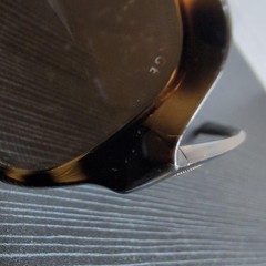 Armani Exchange Large Oval Tortoiseshell Sunglasses