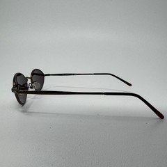 Chelsea Morgan CM001 Brown Oval Sunglasses 47-20-135mm Vintage Style Eyewear