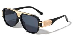 Square Oversized Retro Sunglasses Men Bold Thick Frame UV400 Shades Classic New