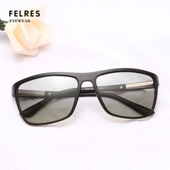 Men Photochromic Polarized Sunglasses Square Outdoor UV400 Driving Glasses New