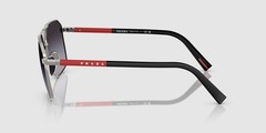 PRADA LINEA ROSSA PS A50S 5AV09U Gunmetal Grey Gradient 60 mm Men’s Sunglasses