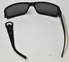 Original Vintage GUCCI GG 3097/S D28R6 Black sunglasses parts only made in Italy