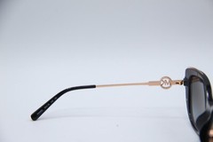 NEW MICHAEL KORS MK 2127U 33328G BLACK GOLD GRADIENT AUTHENTIC SUNGLASSES 55-18