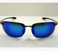 Maui Jim Sunglasses B407-11 Ho’okipa Grey Frame / Blue Hawaii Polarized Lenses