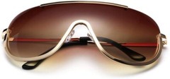 Oversized Shield Visor Style Semi one-piece Lens Design Oversized Shield Men New