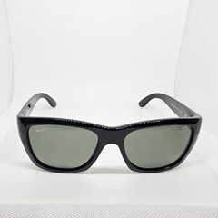 Ray Ban Sunglasses RB4194 601/9A 53MM Nylon Black Frame Polarized Green Classic