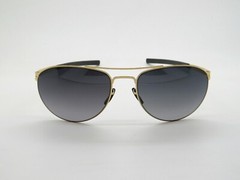 IC BERLIN Klimek P. Matte Gold/Grey Gradient Aviator Sunglasses