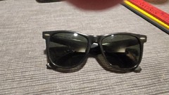 Vintage B&L Ray Ban Wayfarer II 2 Bausch & Lomb Sunglasses Made In USA Black