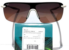 Maui Jim PALULU Metallic Matte Platinum POLARIZED HCL Bronze Sunglass HS680-05
