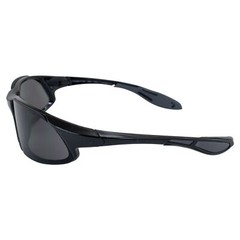 2-Pack of Global Vision Code-8 Safety Glasses With Smoke Lenses And Black Frame