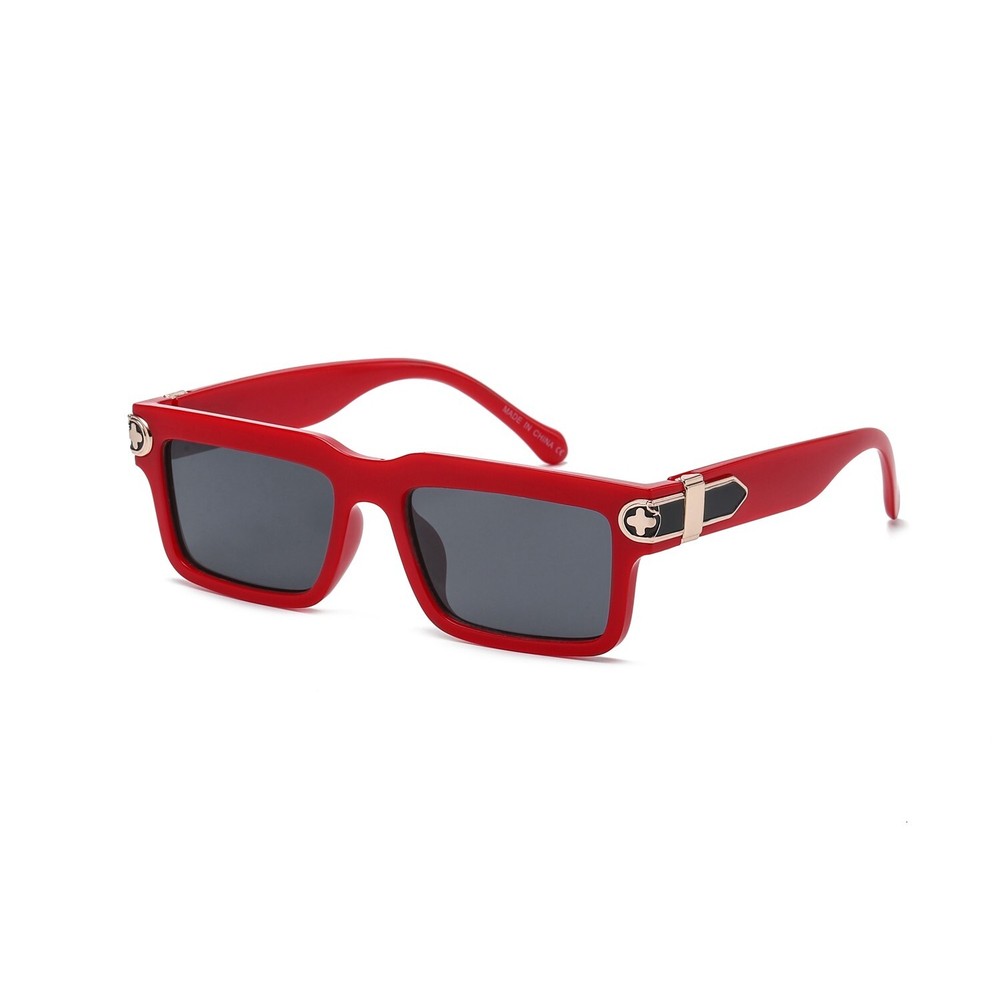 Men Sunglasses White Beige Tortoise Frame Hip Hop Style Rapper Gangster Model