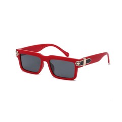 Men Sunglasses White Beige Tortoise Frame Hip Hop Style Rapper Gangster Model