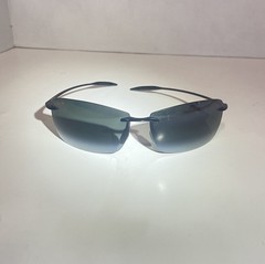 Maui Jim Lighthouse MJ-423-02 Sunglasses Gloss Black Neutral Grey 65-13-127