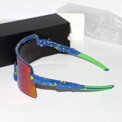 OMEKOL Sport Sunglasses polarized Unisex Adults UV400 blue green yellow