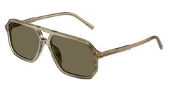 DOLCE & GABBANA DG4541 3480 3 Green On Striped Green Brown 59mm Men’s Sunglasses