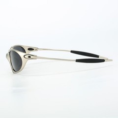 Oakley Romeo X-Metal sunglasses, silver frame, black lenses*/