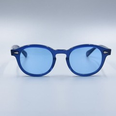 Brand new men blue sunglasses women handmade blue sunglasses Johnny Depp glasses