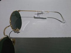 Ray-Ban RB3447 Sunglasses Round Metal, 50-21, Polished Gold Frame