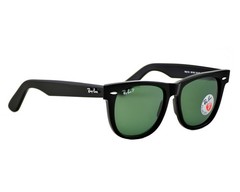 Ray-Ban RB2140 Original Wayfarer Classic Black Frame Green Lenses 54mm Unisex