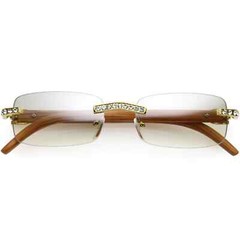 diamond buffs sunglasses men’s women’s LUXURY glasses retro Gold buff’s vvs Ice