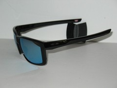 Oakley Main Link Polished Black Frame Prizm Deep Water Polarized Sunglasses