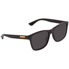 Gucci Grey Rectangular Men’s Sunglasses GG0746S 001 57 GG0746S 001 57