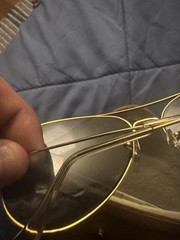Ray-Ban Men’s Aviator Sunglasses Gold Metal Frame Black G-15 Glass Lenses