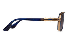DITA LXN-EVO DTS403-A-03 Blue Swirl Gold Brown Gradient Sunglasses – Authentic
