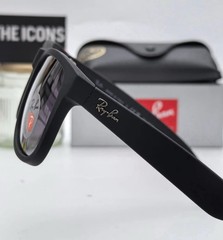 RayBan Justin RB 4165 622/T3 55mm Polarized Black Frame Gradient Sunglasses