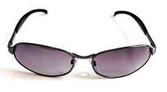 NWT Vintage 90’s Rectangle Metal Designer Sport Sunglasses (S. Gunmetal)
