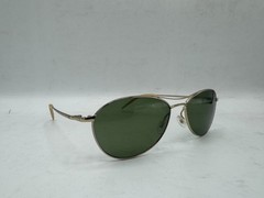 Oliver Peoples OV1005S Aero Sunglasses Silver/Green 57-17-140