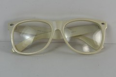 Ray Ban RB2141 Wayfarer Glasses Ivory Off White Vintage Bausch Lomb Made in USA