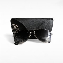 Ray Ban Classic Aviator Frame Only Sunglasses 61-13-140 Gunmetal Silver RB8313