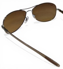 Ray Ban RB8301 004/M7 Carbon Fiber Polarized Dark Brown Sunglasses 59-14mm RARE