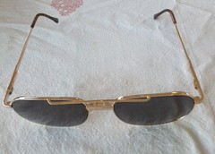 Gold Aviator Metal Sunglasses Frames Modern Kevin 58-18 145