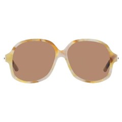 Valentino Brown Irregular Unisex Sunglasses VLS-177 B 59 VLS-177 B 59