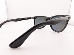 Ray-Ban Sunglasses, Polarized Lenses, RB 4184 601/9A 3P Black, 54-17-145, Brazil