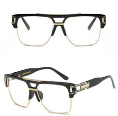 New Men Sunglasses Lentes Designer Black Frame Clear Gold Gafas Sol Women Beach