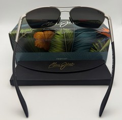 Maui Jim 857-17 Puu KukuI – Silver Frame / Neutral Grey Lens (58mm)