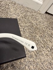 Off-White Square Sunglasses White Frame Gray Tinted Lenses OERI118X 145mm