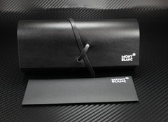 MONT BLANC MB0320S 001 Black Grey Men’s Medium 49 mm Sunglasses