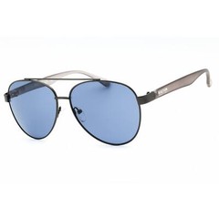 Kenneth Cole Reaction Men’s Sunglasses Shiny Gunmetal Frame Blue Lens KC1394 08V