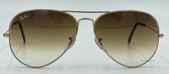 Ray Ban Sunglasses Aviator Gold 3025 001/51 Brown Gradient 55 mm New