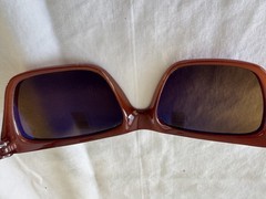 Vuarnet Legend Brown Nylon Frame Double Mirrored Glass Lens Sunglasses VL0006