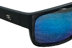Salt Life Bahia Matte Black Mirror Blue Lens MSRP $189 Live Salty Saltlife Nwt