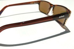 NEW Revo FINLEY Brown Horn polished POLARIZED Green ECO Sunglass 1112 12 GN
