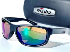 NEW REVO SAILFISH Matte Black Shallow Water Green Baseliner Sunglass 1184 01 GN