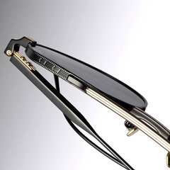 CUTLER AND GROSS Draycott 1426 BLACK/GOLD ITANIUM Sunglasses LIMITED TO 350