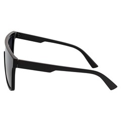 AEON – Square Flat Top Shield Polarized Sunglasses Mono Lens Black Smoke
