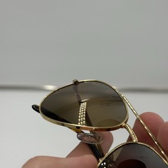 VTG Ray Ban RB3625 9196G5 Gold Tone Aviator Polarized Unisex 58 mm Sunglasses